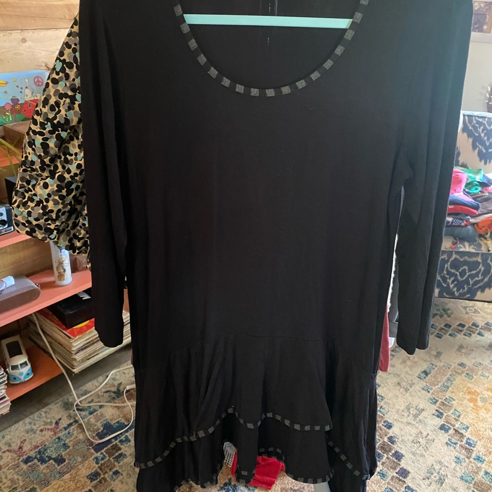 Black Inside Out blouse